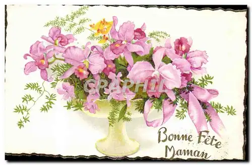 Fetes - Holiday - Bonne Fete Maman - Mother&#39s Day - Fete des Meres - Cartes postales