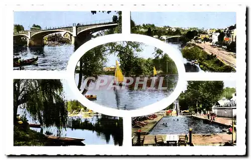 Cartes postales la Varenne Saint Maur Pont de Chennevieres Pont de Champigny Le Beach La Marne