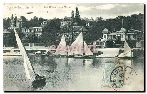 Ansichtskarte AK Nogent Joinville Les bords de la Marne