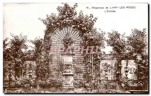 L'Hay les Roses - Roeraie - L'Entree - Cartes postales