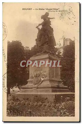 Belfort - La Statue Quand Meme Cartes postales