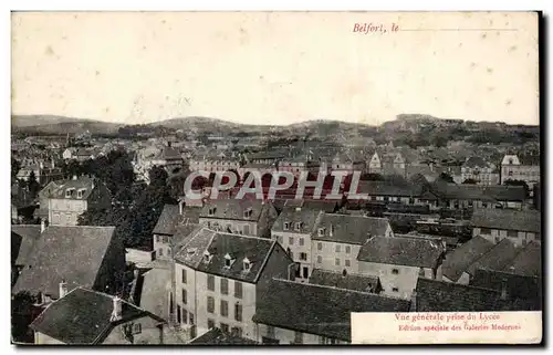 Belfort - Vue Generale prise du Lycee Cartes postales