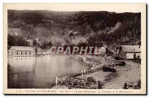 Gerardmer - Lac Noir - Usine Electrique - Ansichtskarte AK