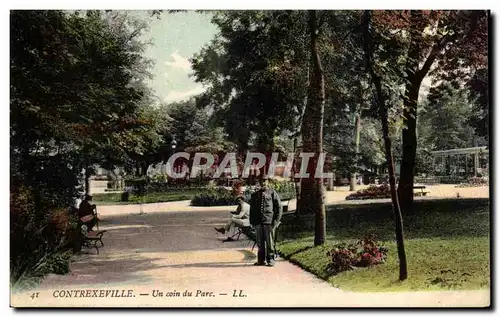 Cartes postales Contrexeville Un coin du parc