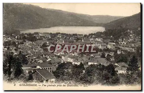 Cartes postales Gerardmer Vue generale prise des Gouttridos