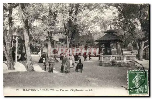 Cartes postales Martigny les Bains Vue vers l&#39esplanade