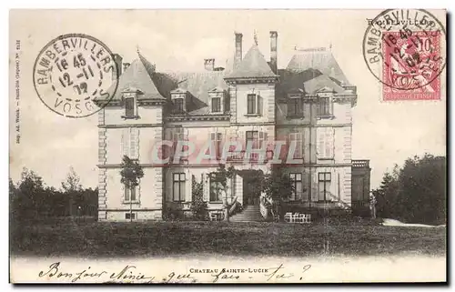 Cartes postales Chateau Sainte Lucie