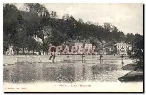 Ansichtskarte AK Epinal Le quai Dogneville