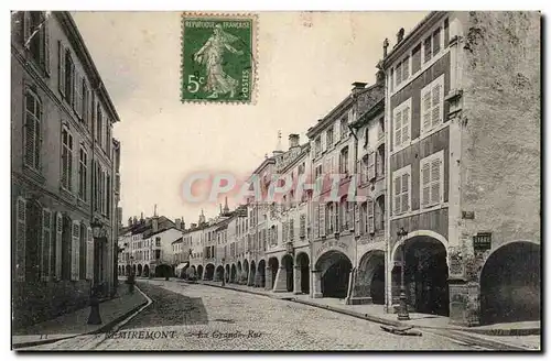 Cartes postales Remiremont La grande rue