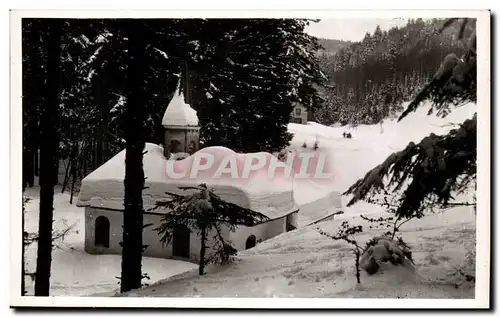 Cartes postales moderne Ventron Ermitage et chapelle du venerable Frere Joseph en hiver