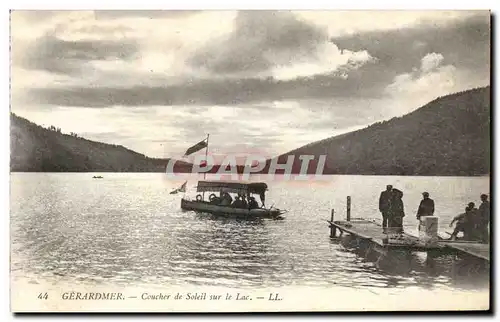 Gerardmer - Coucher de Soleil sur le Lac - Ansichtskarte AK