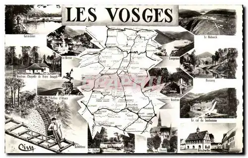 Les Vosges - Souvenir - Ansichtskarte AK