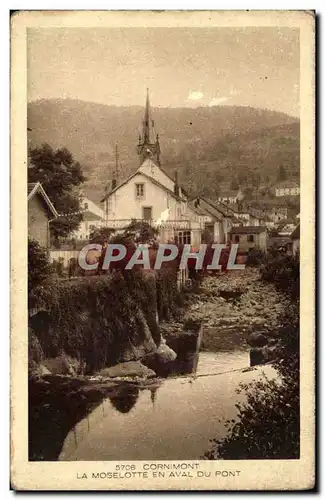 Cornimont - La Moselotte en Aval du Pont - Cartes postales