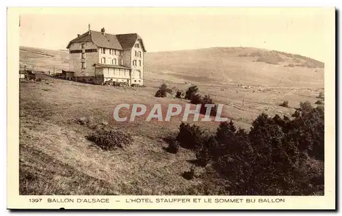 Ballon d&#39Alsace - L&#39Hotel Stauffer et le Sommet - Ansichtskarte AK