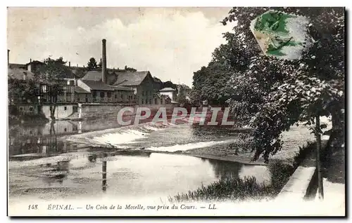 Epinal - Un Coin de la Moselle - vue prise du cours - Ansichtskarte AK