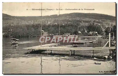 Gerardmer - Le Lac - Embarcadere de la Promenade - Ansichtskarte AK