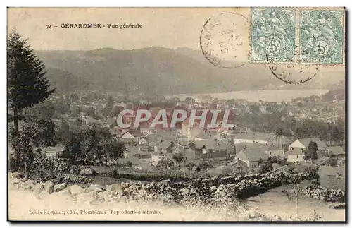 Gerardmer - Vue Generale Cartes postales