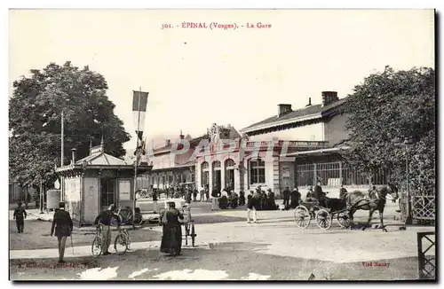 Epinal - La Gare - velo - bicycle - Ansichtskarte AK