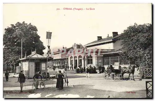 Epinal - La Gare - velo - bicycle - Cartes postales