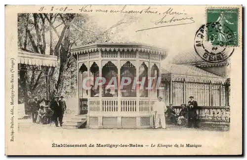 Martigny les Bains - Le Kiosque de la Musique - Cartes postales