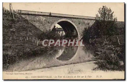 Contrexeville - Le Pont du Chemin de fer sur le Vair - Cartes postales