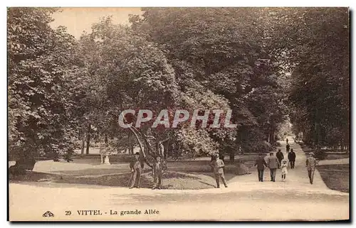 Vittel - La Grande Allee - Ansichtskarte AK