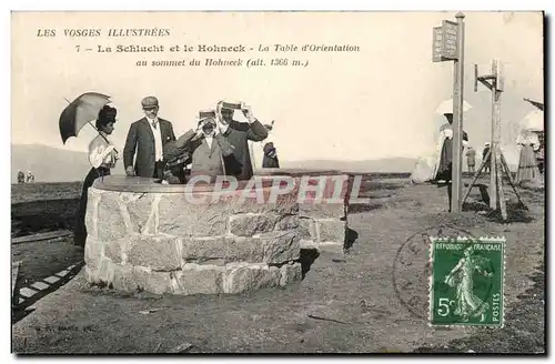 La Schlucht et le Hohneck - La Table d&#39Orientation au Sommet - Cartes postales