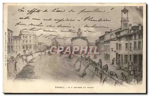 Epinal - A 5 Heure du Matin - Cartes postales