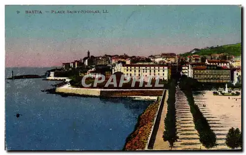 Corse - Haute Corse - Corsica - Bastia - Place Saint Nicolas - Cartes postales