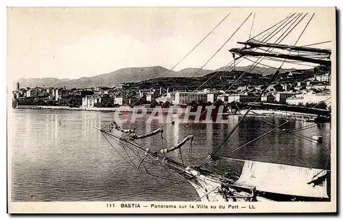 Corse - Haute Corse - Corsica - Bastia - Panorama sur la Ville vu du Port - Cartes postales