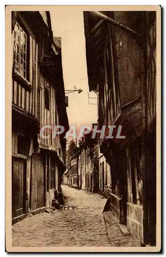 Orbec en Auge - Rue du Petit Four et Vieilles Maisons - Cartes postales