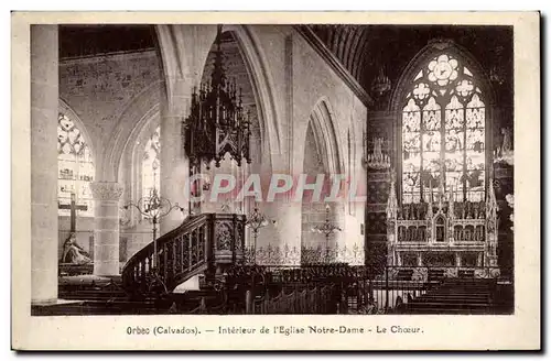 Orbec en Auge - Interieur de l&#39Eglise Notre Dame - Cartes postales