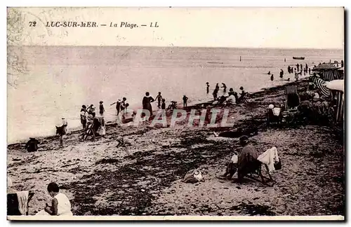 Cartes postales Luc sur Mer La plage