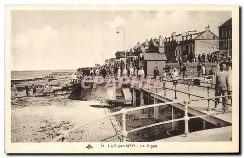 Cartes postales Luc sur Mer La digue