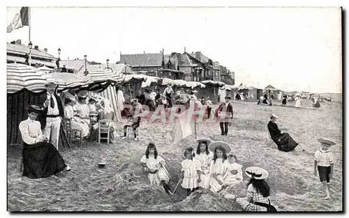 Cartes postales Deauville Enfants sur la plage