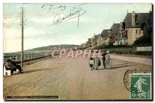 Deauville - Promenade de la Plage - Cartes postales