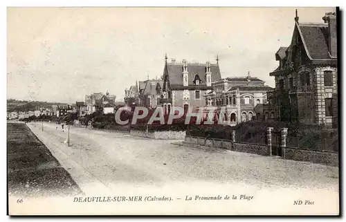 Deauville - La Promenade de la Plage - Cartes postales