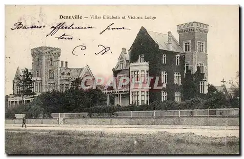 Deauville - Villas Elizabeth et Victoria Lodge - Ansichtskarte AK