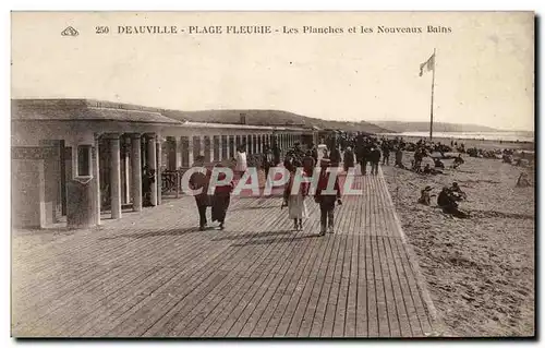 Deauville - Les Planches et les Nouveaux Bains - Cartes postales