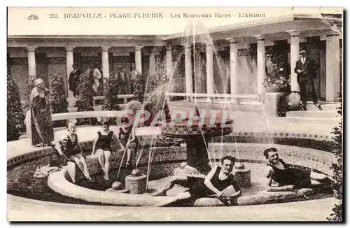 Deauville - Nouveaux Bains - L&#39Atrium - Art Deco - Maillot de Bain - Bathing Suit - Ansichtskarte AK