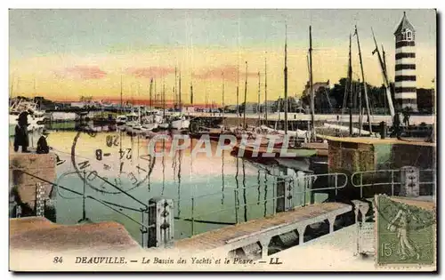 Deauville - Le Bassin des Yachts - Cartes postales