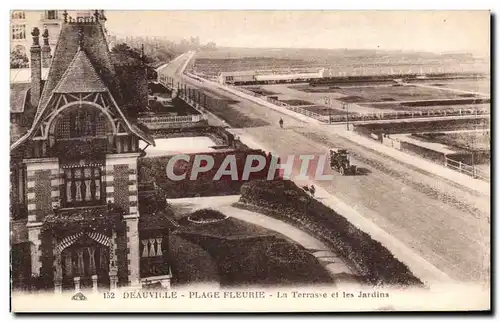 Deauville - Plage Fleurie - La Terrase et les Jardins - Cartes postales