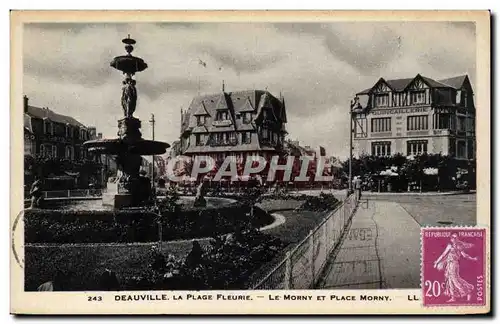 Deauville - La Plage Fleurie - Le Morny et Place Morny - Cartes postales