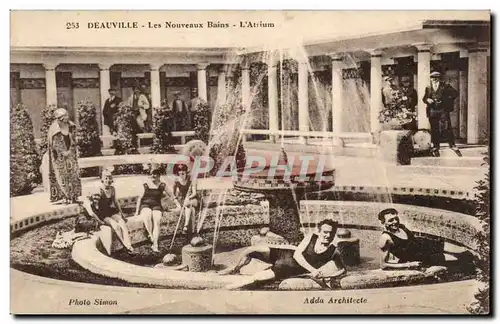 Deauville - Les Nouveaux Bains - L&#39Atrium - Maillot de bain - bathing suit - fashion - art deco -