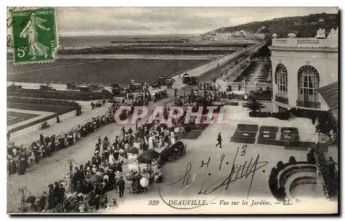 Deauville - Vue sur les Jardins - Cartes postales