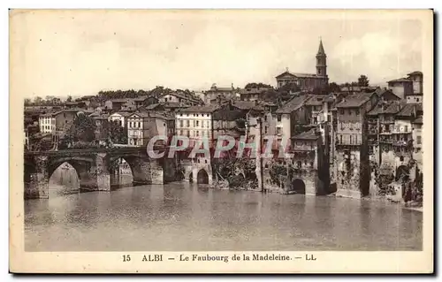 Albi- Le Faubourg de la Madeleine - Ansichtskarte AK