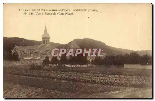 Abbaye de Saint Scholastique - Dourgne - Vue d'Ensemble - Cartes postales