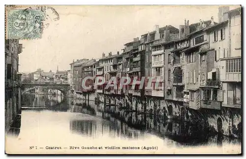 Castres - Rive Gauche et Vieilles Maisons - Ansichtskarte AK