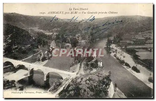 Ambialet - Vue Generale prise du Chateau - pres Albi - Cartes postales