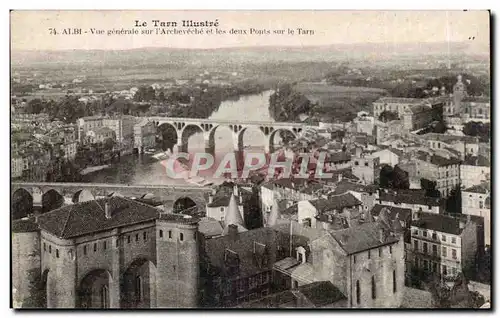 Albi - Vue Generale sur Archeveche - Ansichtskarte AK